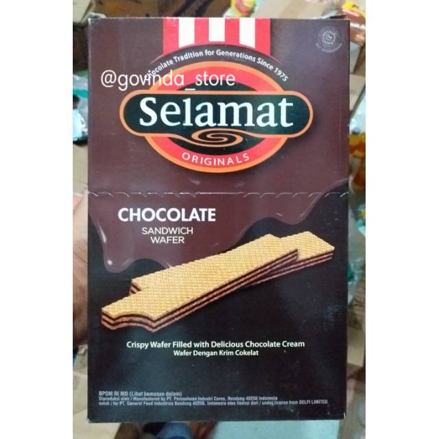 

WAFER SELAMAT COKLAT ORIGINAL 1BOX 20PCS