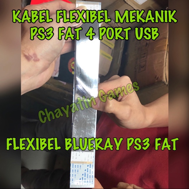 Kabel Flexible Mekanik / Blueray PS3 Fat 4 Port USB - 60 Pin 25cm