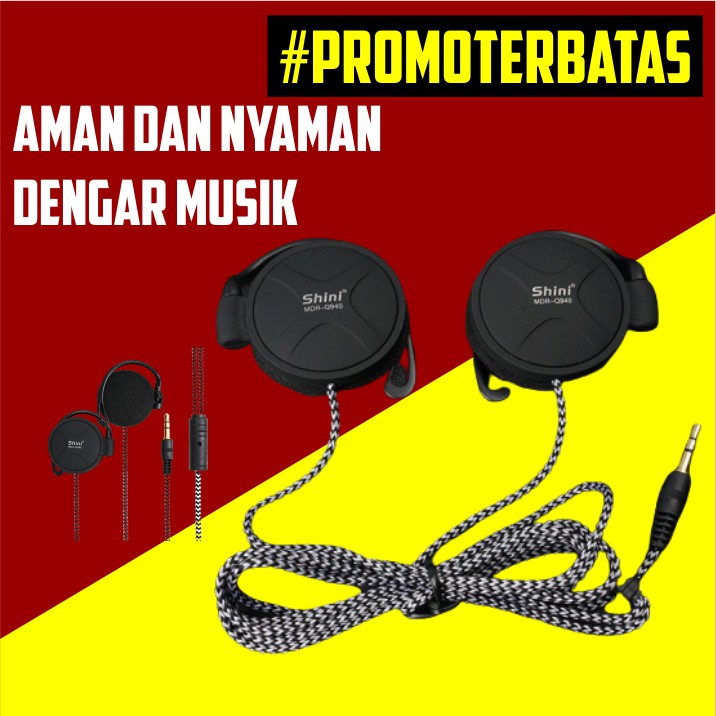 Bayar Ditempat Shini Q940 On Ear Excelent Headphone Earhook Earphone Headset Bass Shopee Indonesia