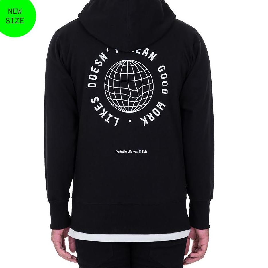 Siap Kirim.. Sch Sweatshirt Good Work Zh Black