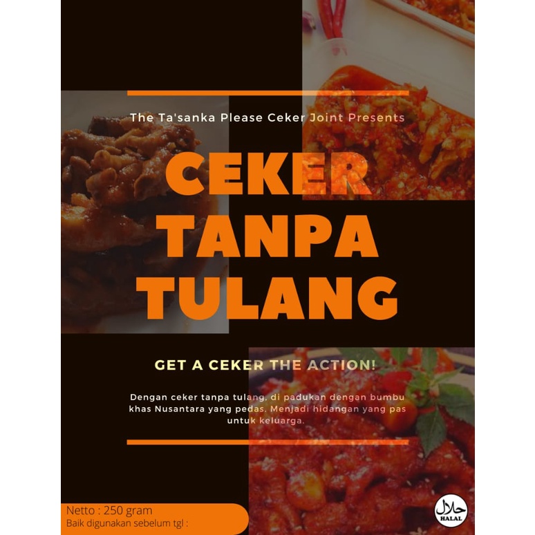 

Makanan Siap Saji Frozen Food Ceker Tanpa Tulang