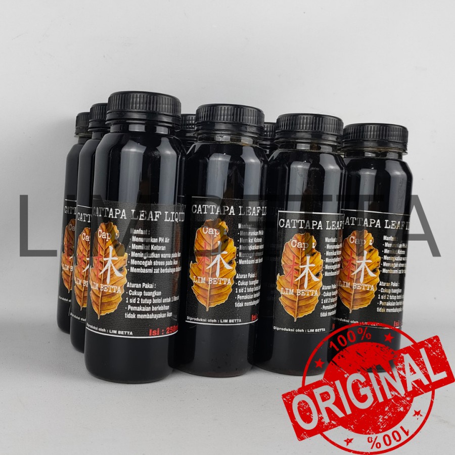 Grosir Ekstrak Ketapang / Cattapa Leaf Liquid Cap Lim Betta