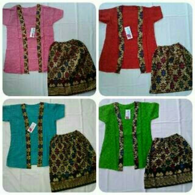 Setelan Kutubaru Anak / Baju Kartini / Batik Anak 5-7th
