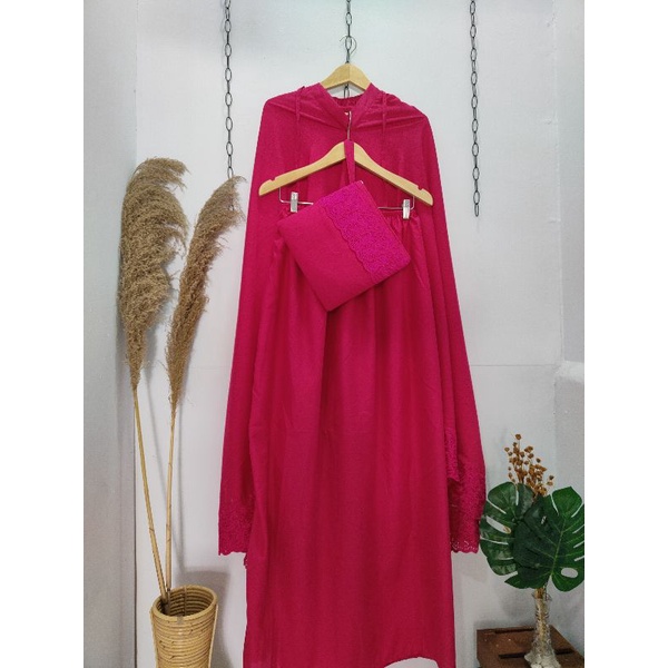 Mukenah Renda Premium/Mukenah polos Murah