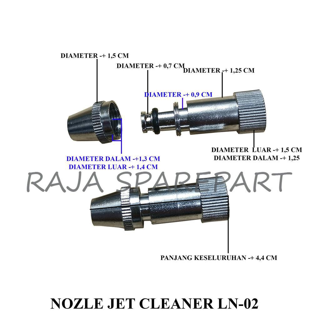 NOZLE JET CLEANER LURUS PANJANG LN-02