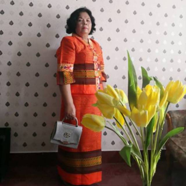 Stelan madam rose mewah banget( set tenun bangkok) TERMURAH