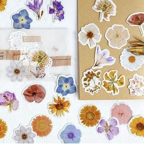 Label Sticker - Pick The Flower (46pcs)