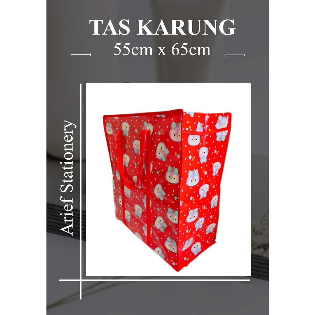 Tas Karung Serbaguna Tas Loundry Tas Belanja Ukuran Besar 55CM x 65CM