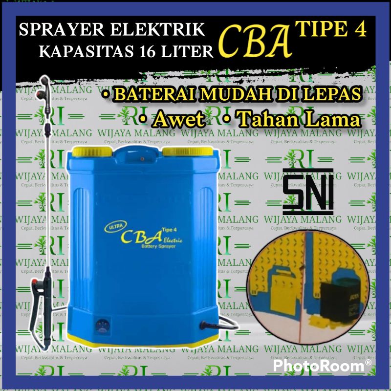 SPRAYER ELEKTRIK CBA / CBA TIPE 3 / CBA TIPE 4 / TENGKI CBA ELEKTRIK / TENGKI CES / SEMPROTAN CES / 