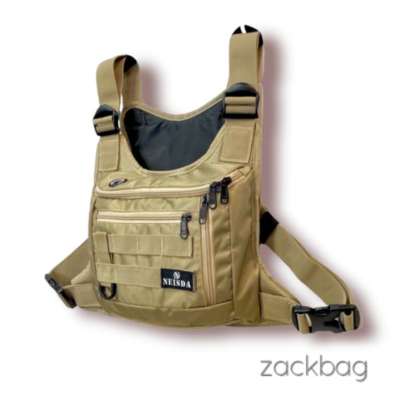 CHEST BAG GOLDY - Tas dada Pria Tactical Neisda new Cordura