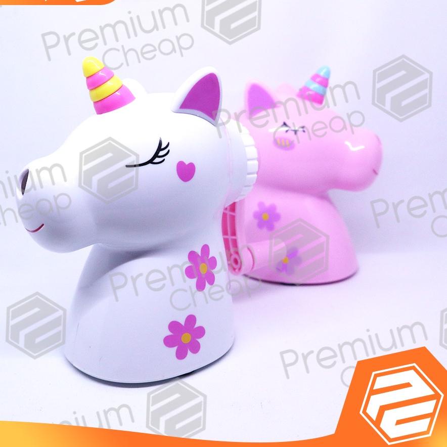 

Promo - 1 PC Serutan Pensil Putar Unicorn Xiaolingjing Sharpener ,,
