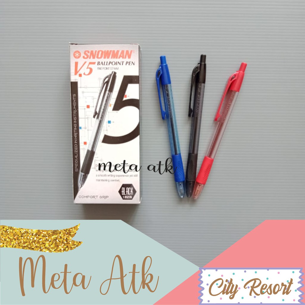 

Pulpen Snowman V-5 (1pc)