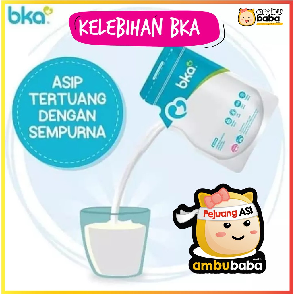 BKA Kantong ASI Plastik ASI 100ml dan 120ml Biru Eksklusif Premium Tebal