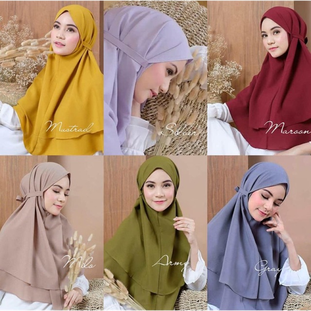 AISYAH 2 LAYER DIAMOND CREPE