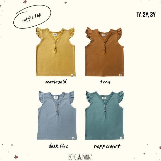 BOHOPANNA - RUFFLE TOP - Atasan Anak