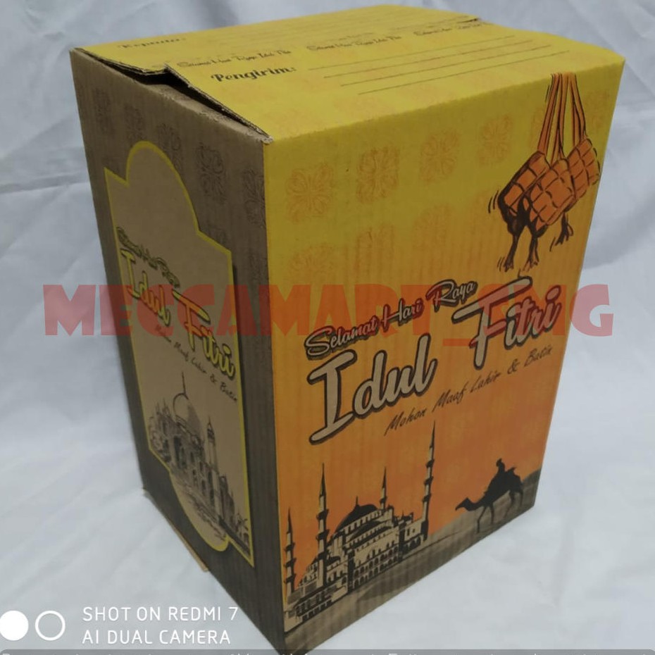 

PROMO0 !!! Kardus Idul Fitri / Kardus Lebaran / Kardus Parcel / Kardus sembako Uk. 30x20x20 (10pcs)