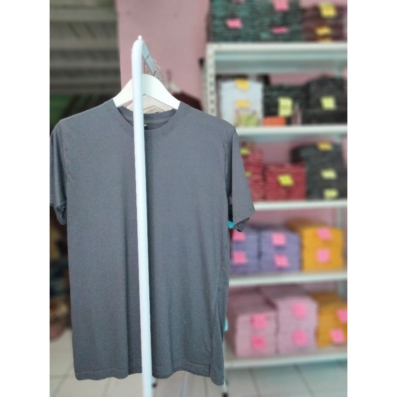 Kaos Polos Dewasa [warna abu Tua]