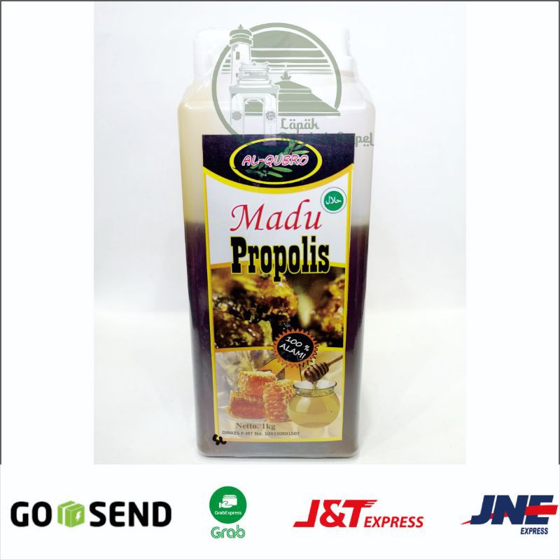 MADU AL QUBRO PROPOLIS Madu Murni Asli AlQubro Propolis Premium Honey 1 kg Suplemen Sehat Original