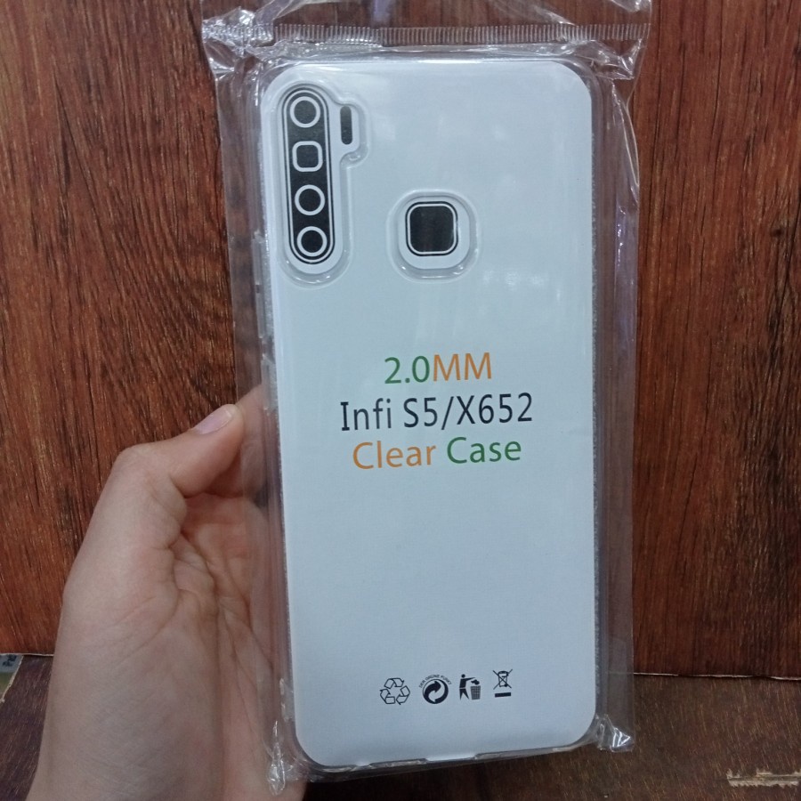 INFINIX S4 S5 S5 LITE ZERO 8 CASE HD BENING 2.00mm SOFTCASE SILIKON KARET TRANSPARAN CASING CLEAR COVER PELINDUNG BELAKANG