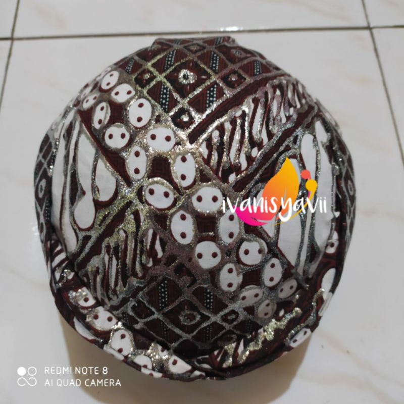 [1set] Sepasang Jarik + Blangkon Pengantin | Motif Ciki