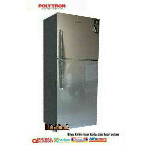 KULKAS POLYTRON 2DOOR PRX212 PRX 212 210L METAL SERIES