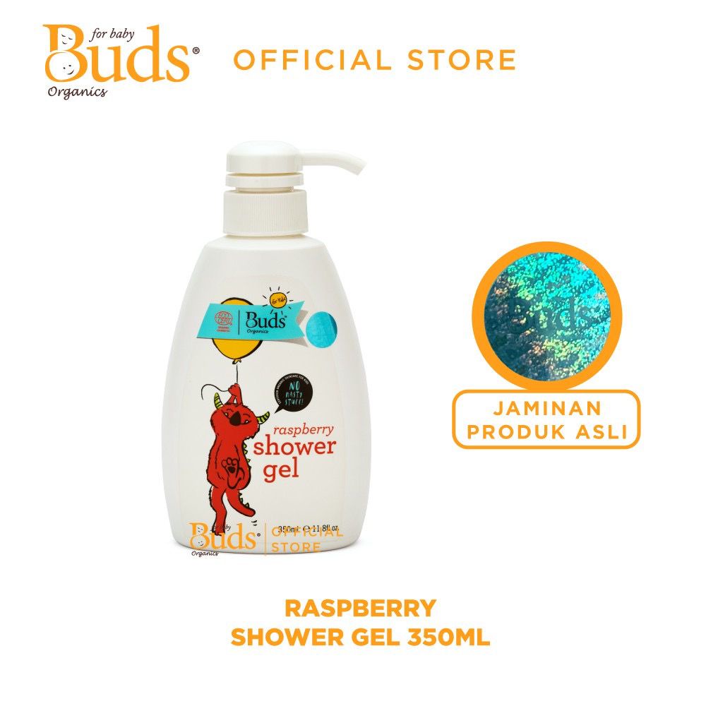 Buds Organics - Shower Gel 350ml all Varian / Sabun Mandi Anak