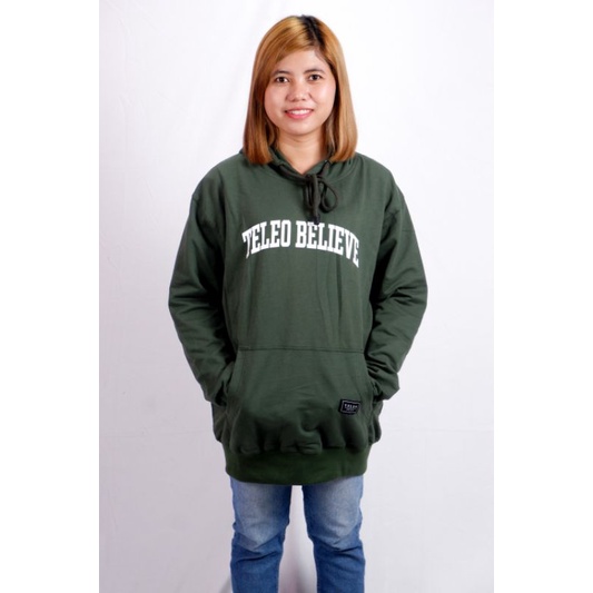 TELEO BELIEVE HOODIE MARS GREEN