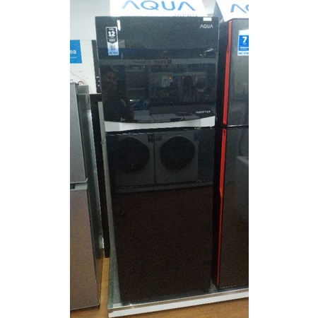 Kulkas Aqua Japan 2 pintu AQRD 275 RBK