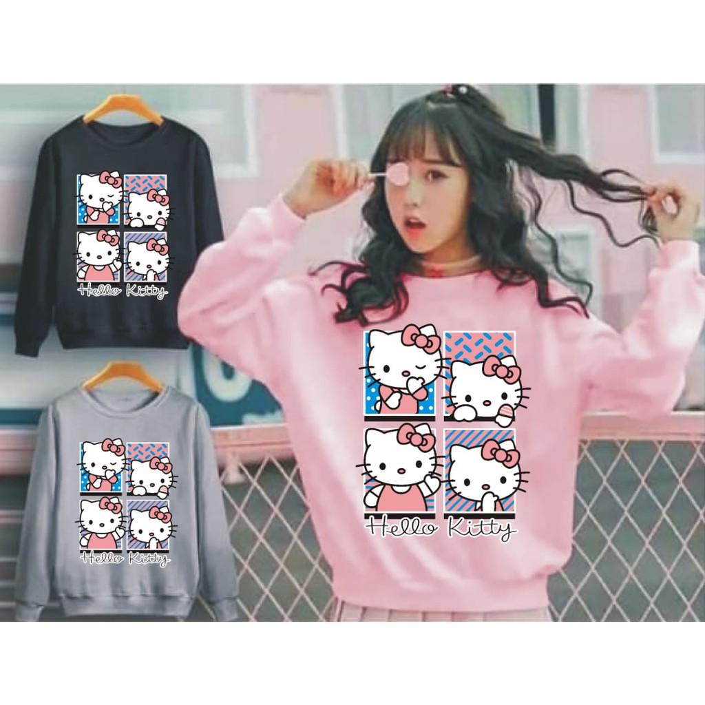 blinqshop SWEATER MOTIF HELLO KITTY