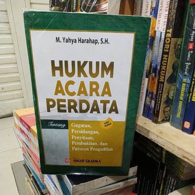  Hukum  acara  perdata  by yahya harahap Shopee Indonesia