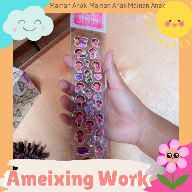 

stiker timbul panjang murah