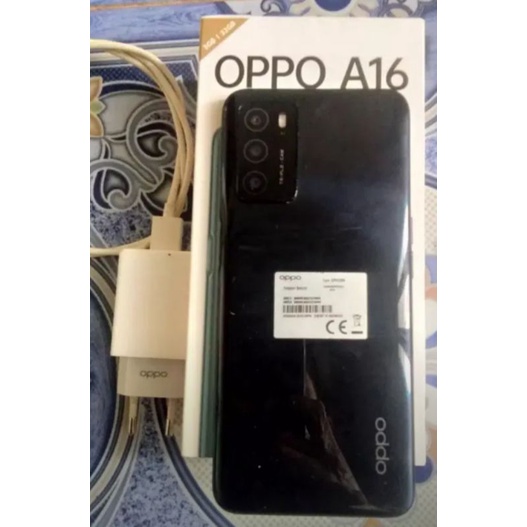 Oppo A16 Ram 3/32GB second bisa cod banjarmasin lengkap hp handphone bekas murah