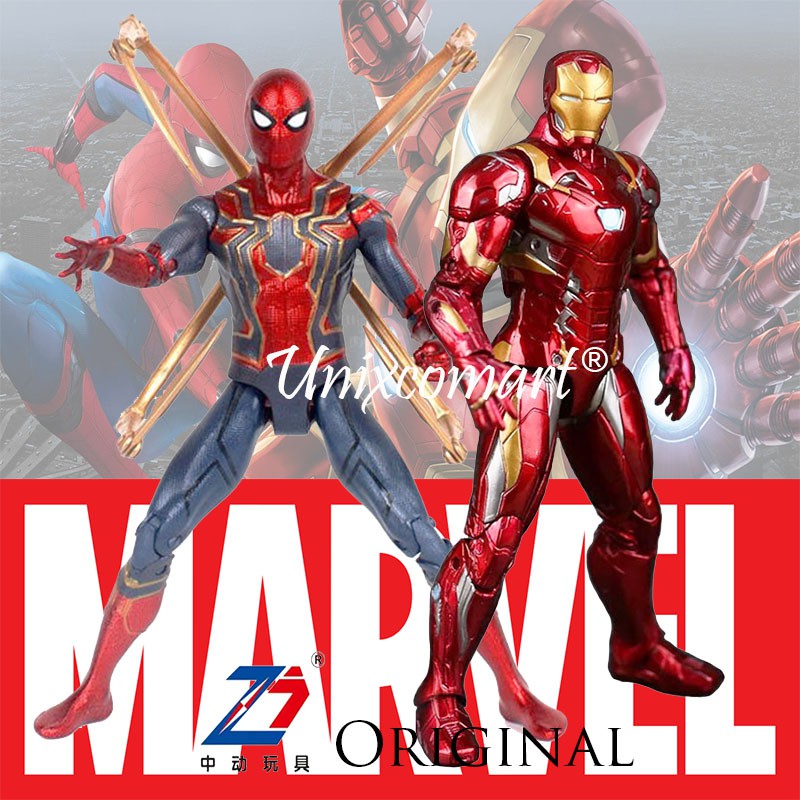 Best Quality Avengers Super Hero Action Figure Marvel Mainan Anak PLUS STAND BASE