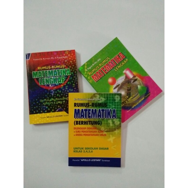 

Rumus-rumus matematika lengkap uk 14,4 cm X 10,3 cm