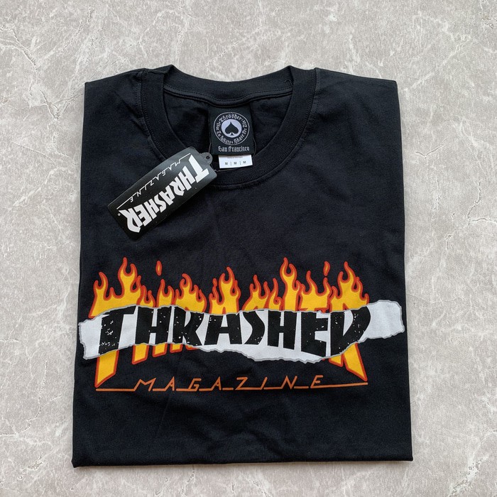 DVS0020 Thrasher Ripped Tshirt FULLTAG ORI BM