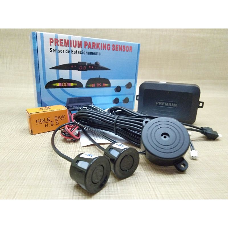 Sensor Parkir Mundur 2 Titik Buzzer Premium Bunyi Keras Universal Termurah Surabaya