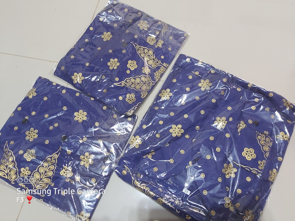 Batik Couple Keluarga Sania Ruffle Ori Ndoro Jowi Dnt Matahari Biru