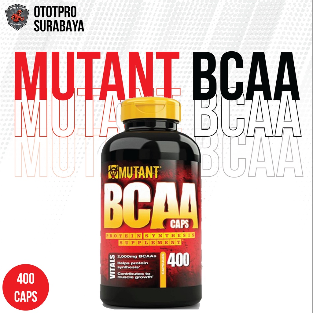 Mutant BCAA 400 Caps /Amino/Whey/Protein/Ultimate/Nutrition/Suplemen
