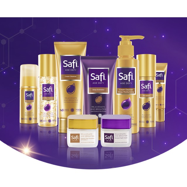 ✨LACIKOSME✨ SAFI AGE DEFY SERIES - DAY NIGHT CLEANSER GOLD ESSENSE MOIST EXFOLIATOR