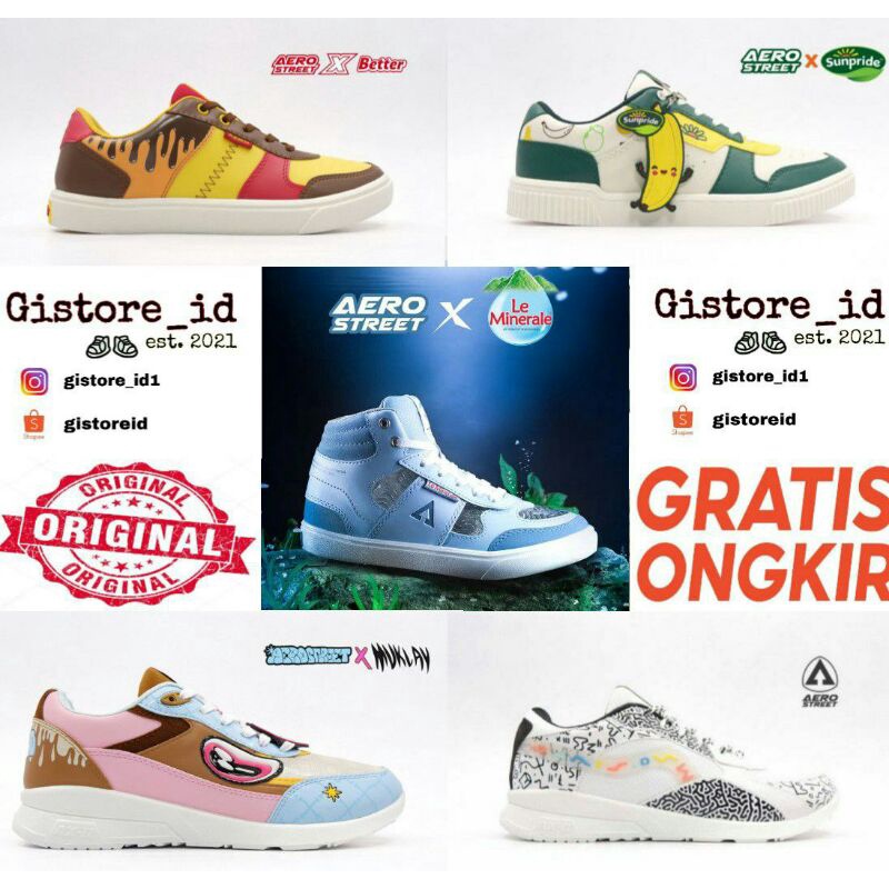 (Original) Aerostreet x Le Mineral / Sunpride Better / Doodle / Muklay limited edition