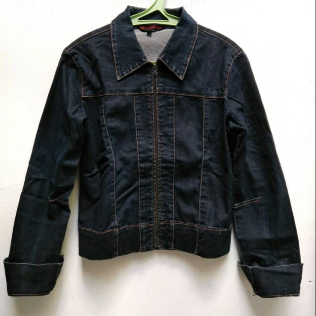 Denim Jaket  [PRELOVED) 'the B club jeans' navy