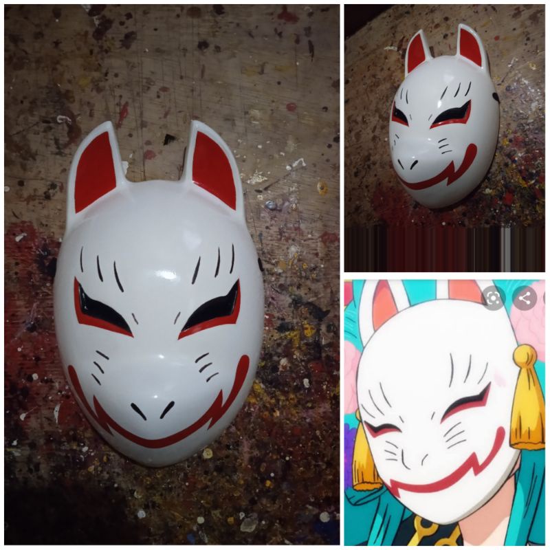 Topeng Mask Kozuki Hiyori  Anime One Piece Cosplay