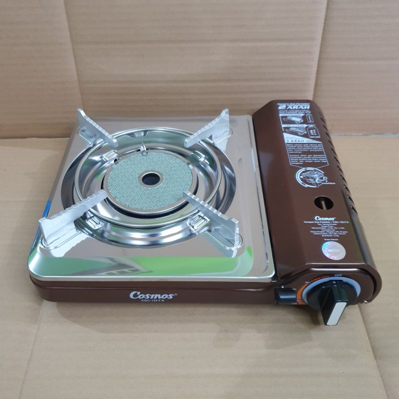 COSMOS CGS 123 KOMPOR PORTABLE PORTABEL GAS KALENG TABUNG STAINLESS STEEL