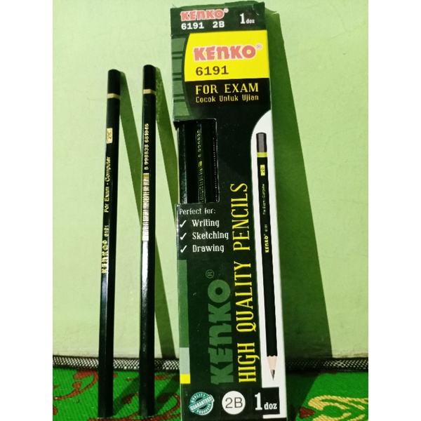 

Pensil 2B Kenko (1pcs) Untuk Ujian (for exam)