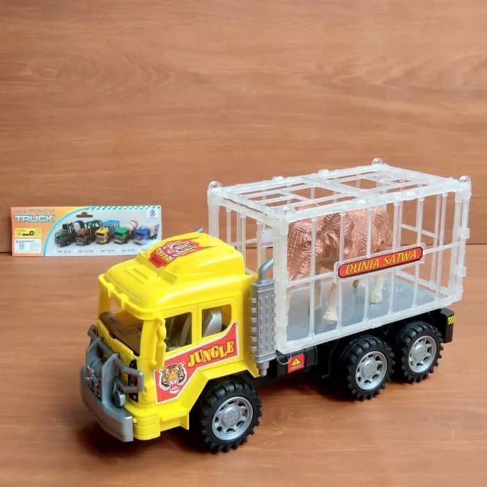Mainan truck safari edukasi anak - mainan truk hewan
