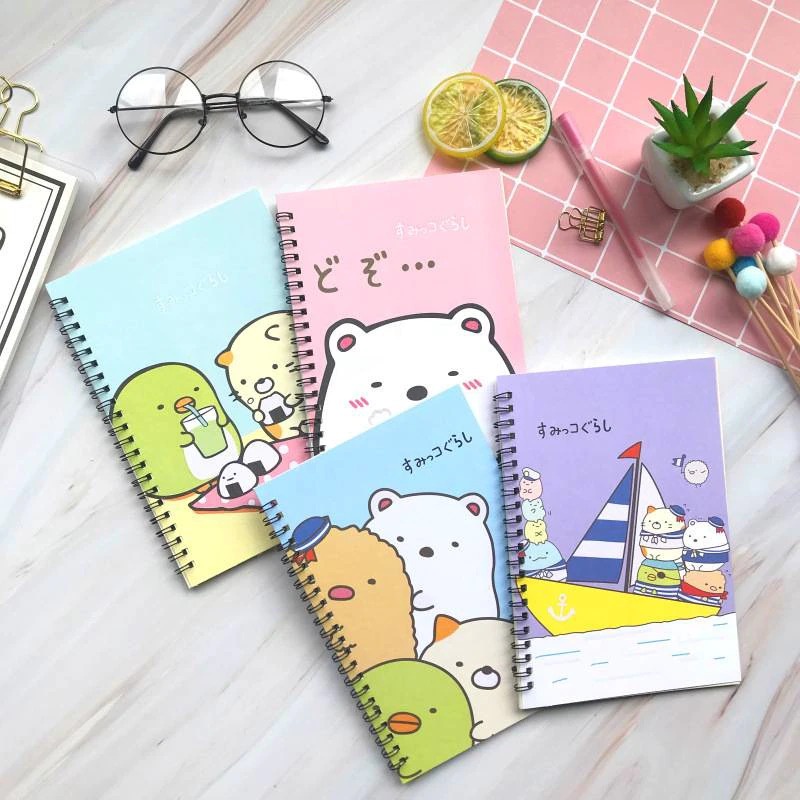 

Notebook A5 Spiral Motif Hewan Lucu