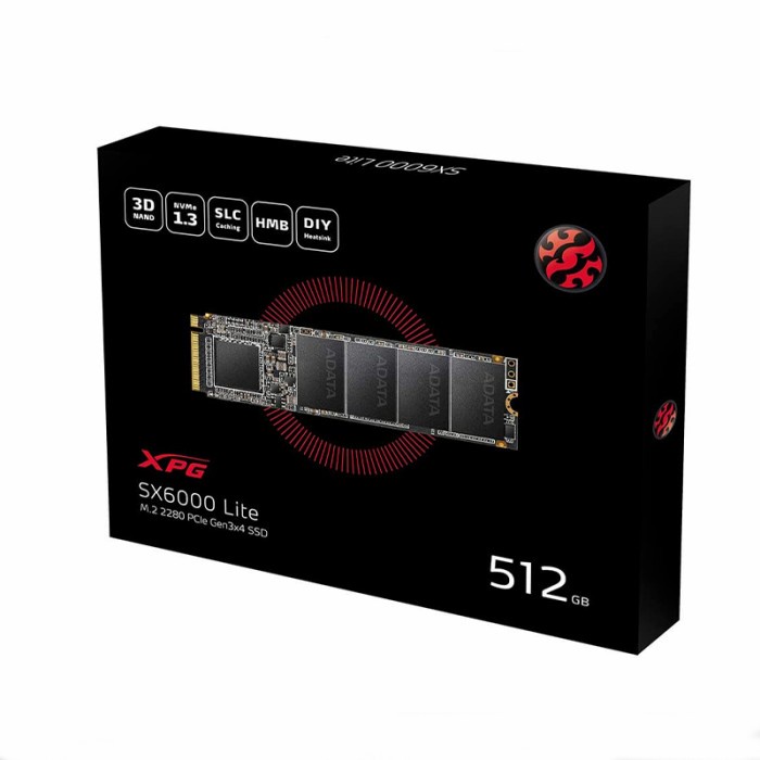 SSD AData XPG SX6000 lite 512gb