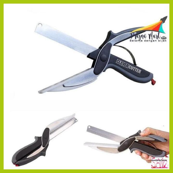 

GNOTOMEP- CLEVER CUTTER / GUNTING PEMOTONG DAGING & SAYUR / GUNTING -ASLII.