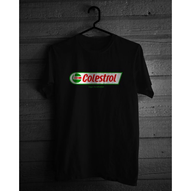 kaos oli/ kaos plesetan/ kaos colestrol / kaos jaga kesehatan/ kaos lucu/ kaos kocak