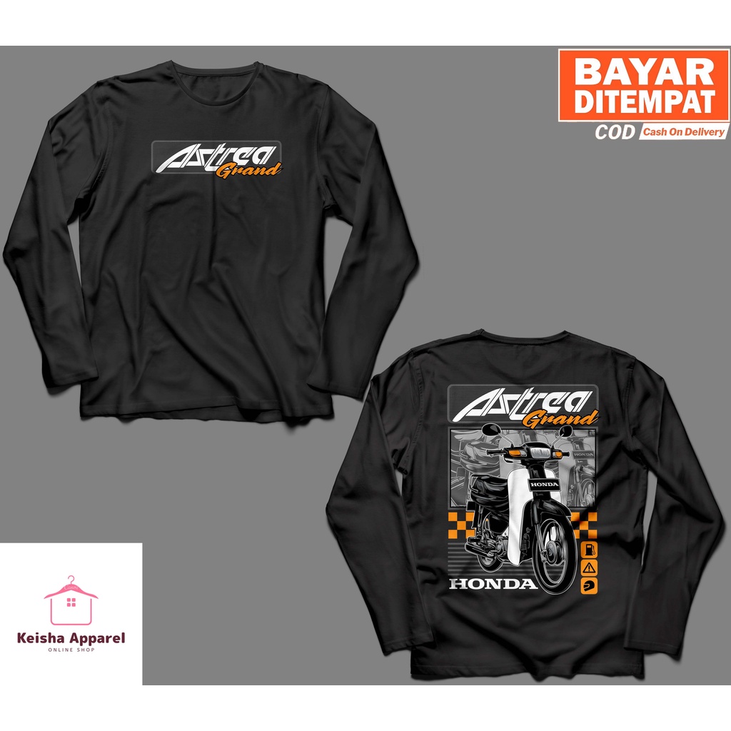 KAOS BAJU LENGAN PANJANG HONDA ASTREA GRAND KAOS ASTREA PRIA WANITA